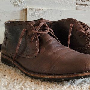 John Varvatos Chukka brown leather Boots
